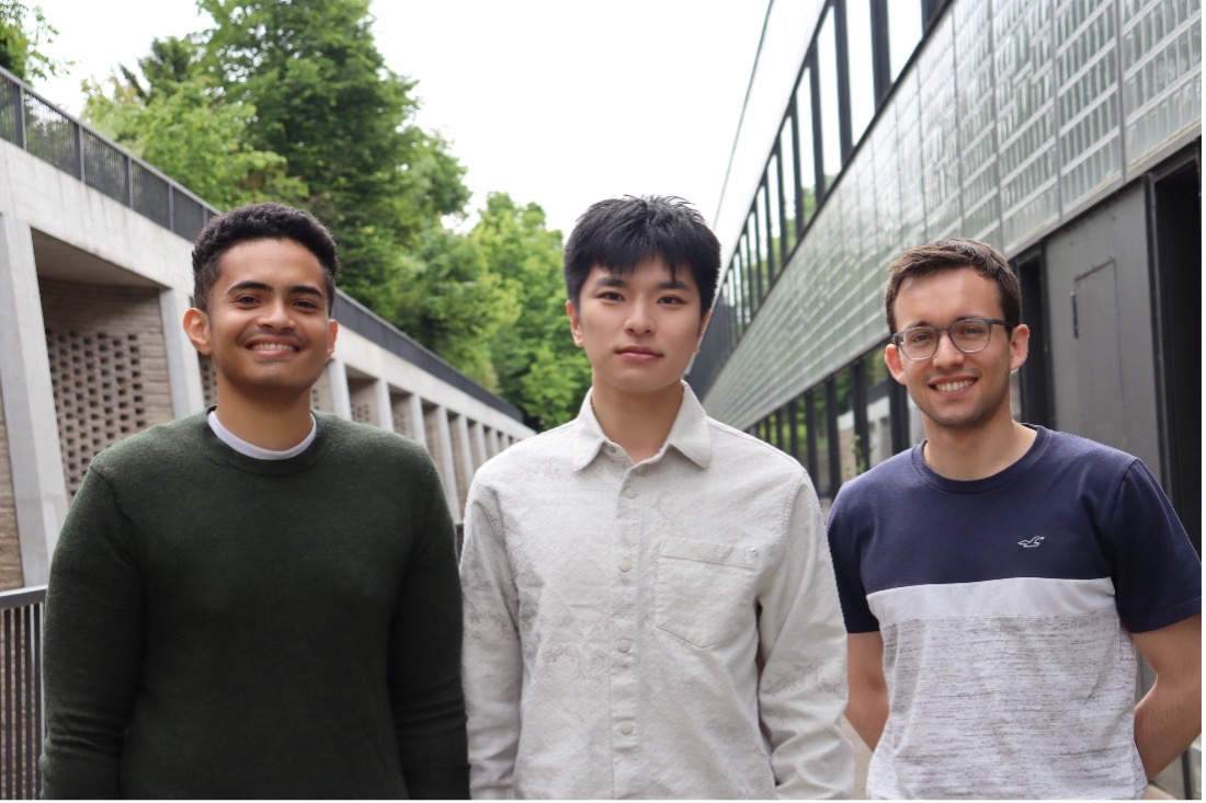 Left: Joshua Mesfin Middle: Yimo Yan Right: Tim Grossrieder